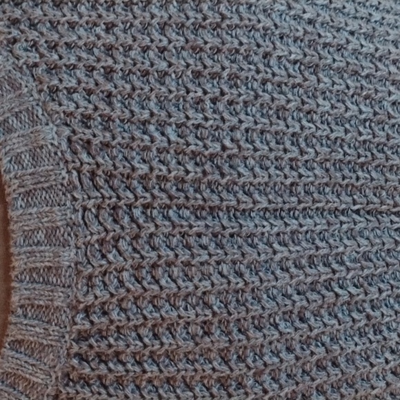 Margaret O'Leary Women's Blue Ribbed Knit 100% Cotton Pullover Sweater Med EUC - Picture 2 of 6